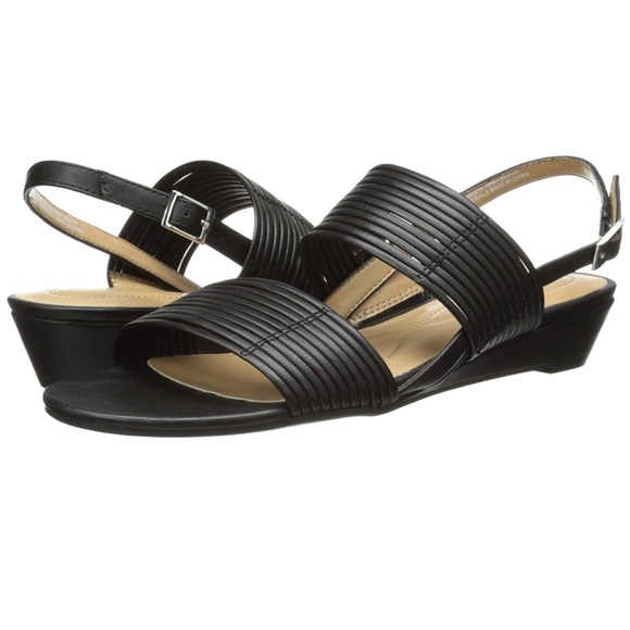 NWT Andrew Geller Wedge Sandal - Picture 1 of 7